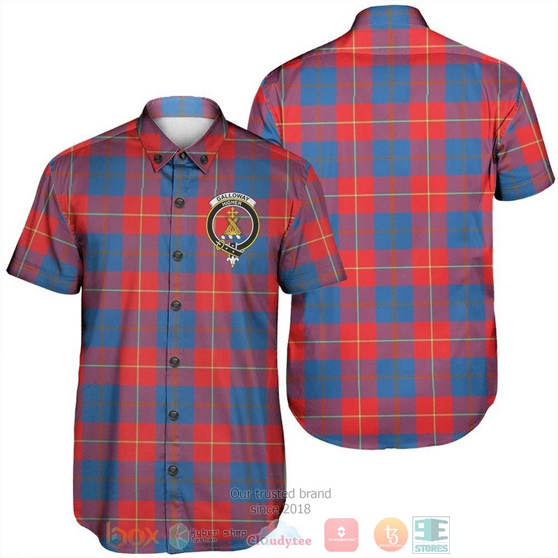 Galloway District Tartan Hawaiian Shirt