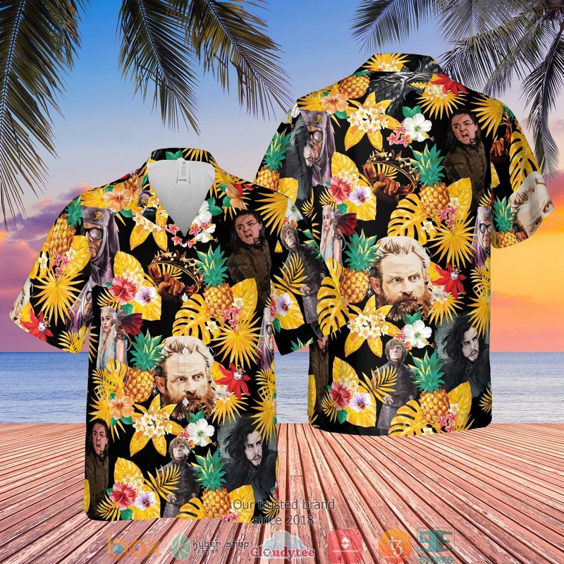 Game of Thrones Characters Pineapple Black Hawaian Summer Outfit