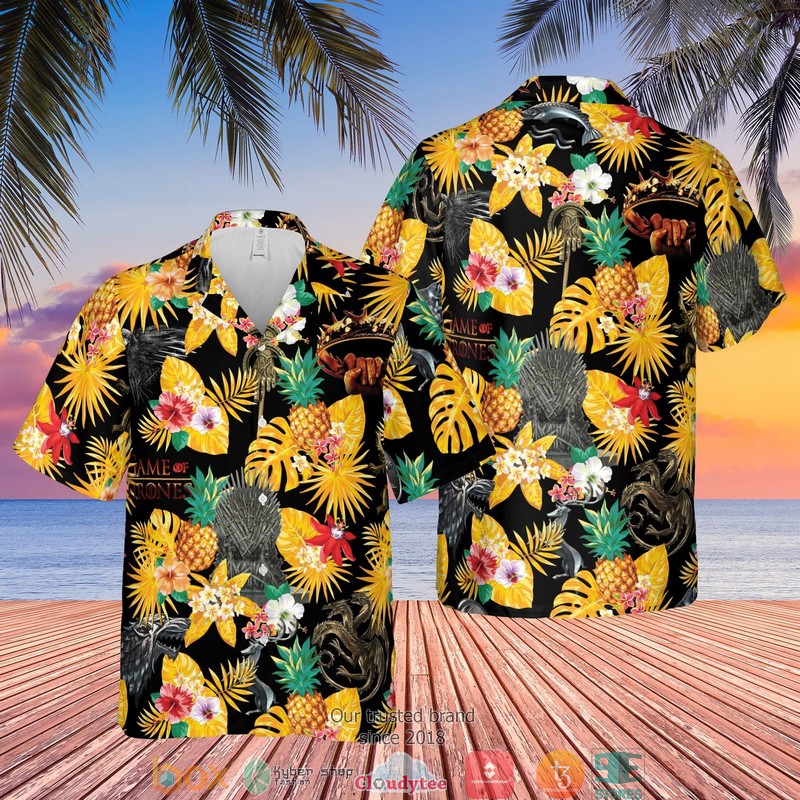 Game of Thrones Tropical Black Hawaian Summer Outfit