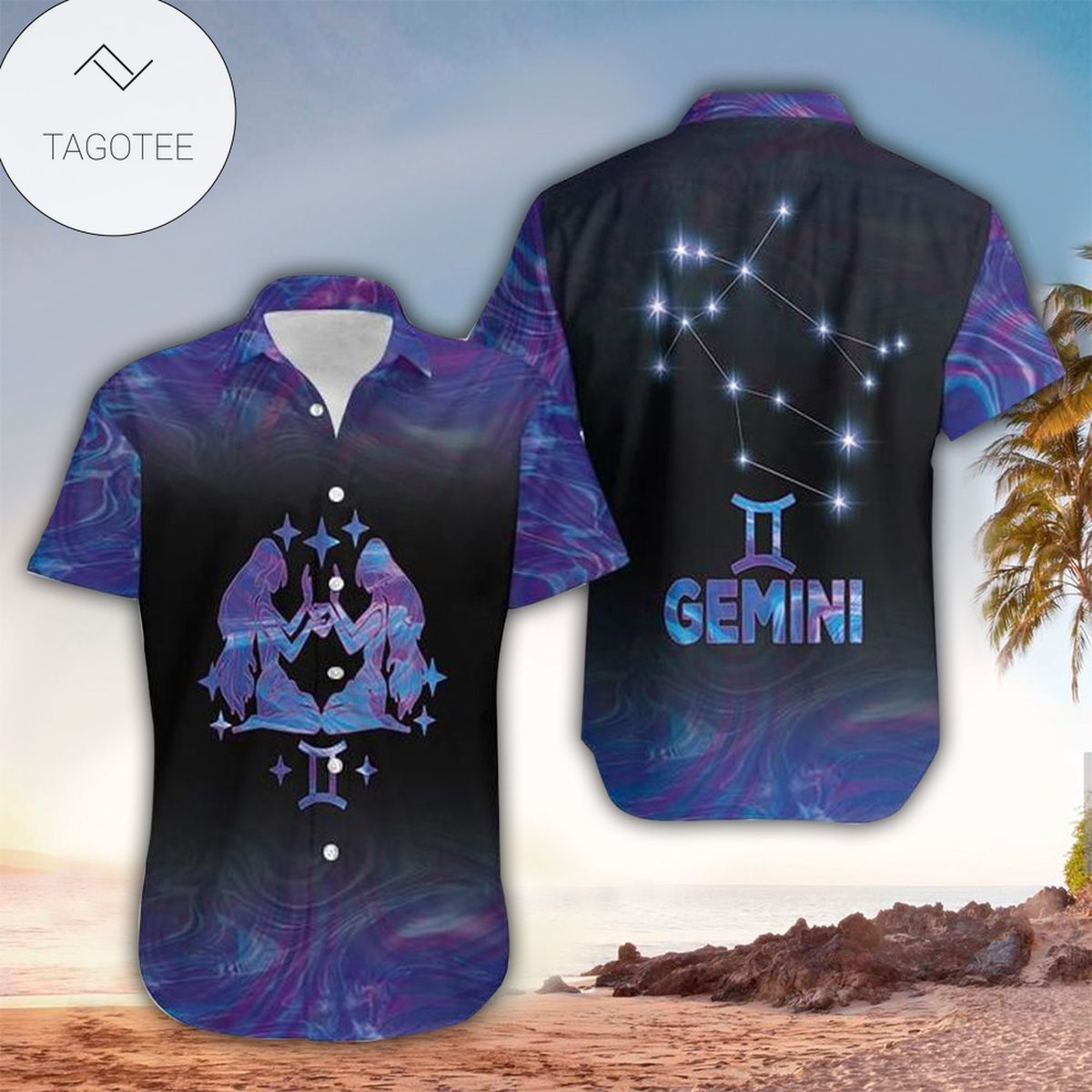 Gemini Aloha Shirt Hawaiian Shirt For Gemini Lovers