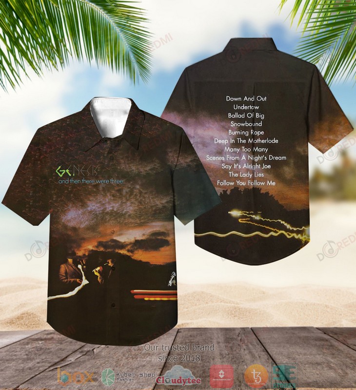 Genesis A Trick of the Tail Short Sleeve Hawaiian Shirt