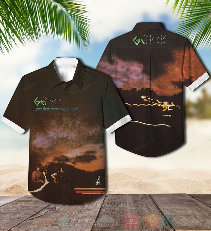 Genesis band A Trick of the Tail Hawaiian Shirt