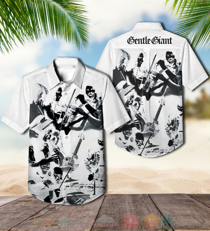 Gentle Giant band Free Hand Hawaiian Shirt