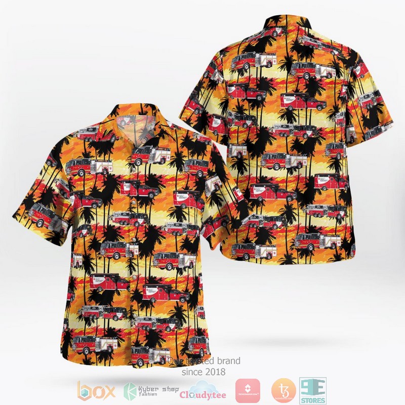 Georgia Jackson County EMS Hawaiian Shirt