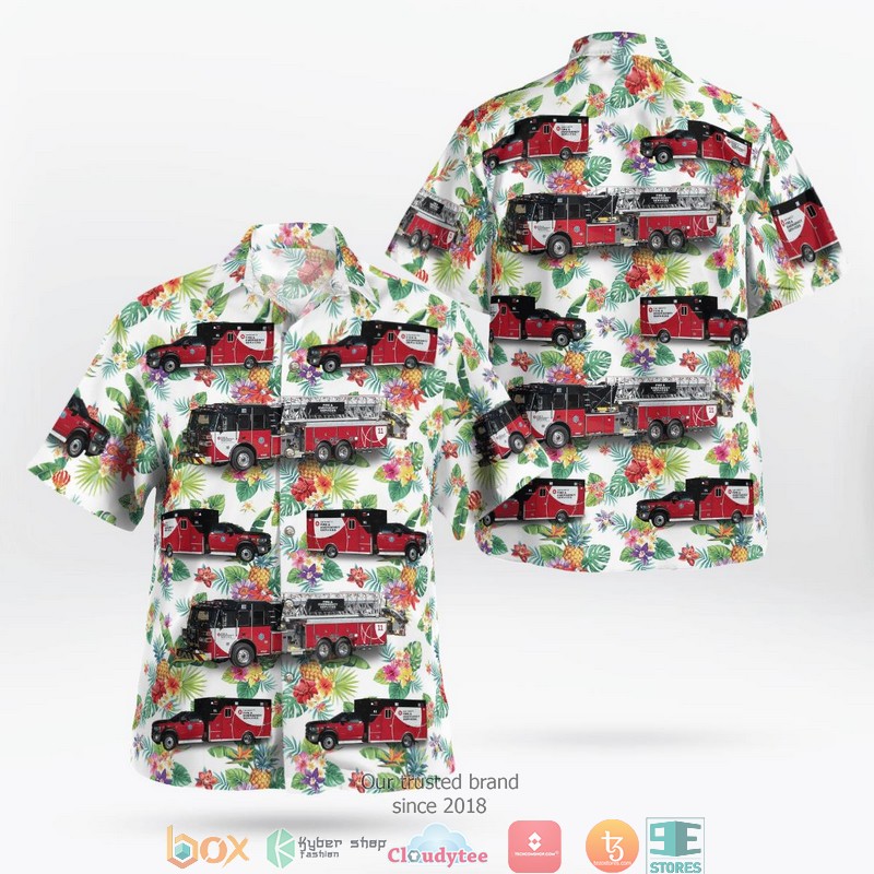 Georgia Jackson County EMS Hawaiian Shirt