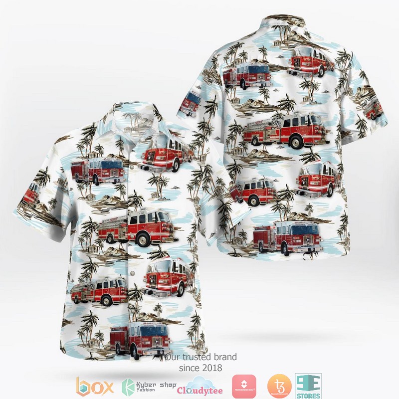 Georgia Gwinnett County Fire And Emergency Services Hawaii 3D Shirt