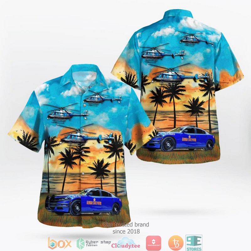 Georgia Oconee County Fire Rescue 3D Hawaii Shirt