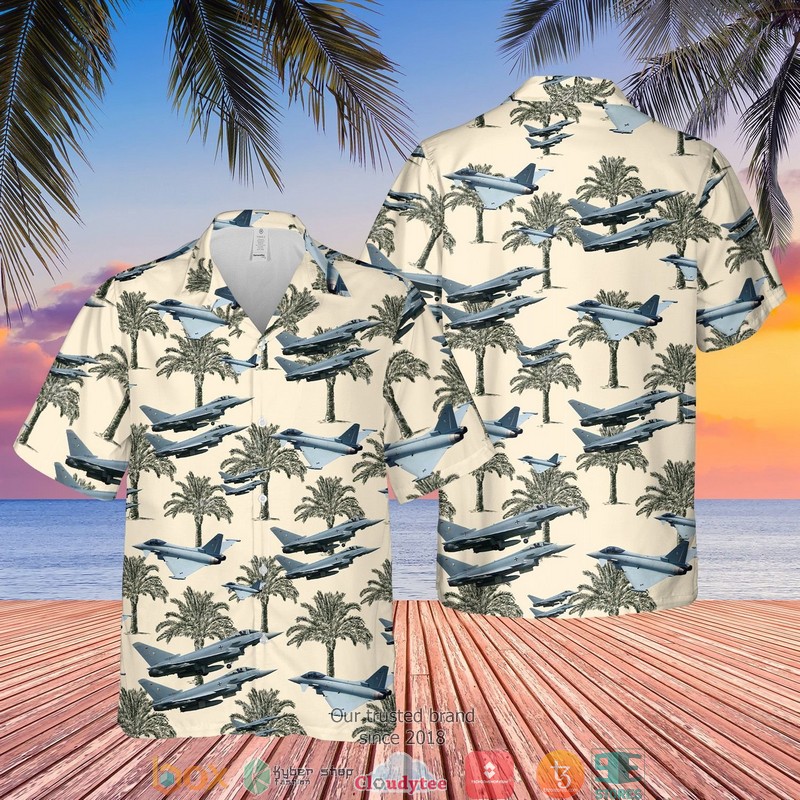 German Air Force Luftwaffe Bavarian Tiger Short Sleeve Hawaiian Shirt