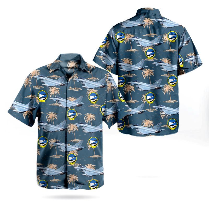 German Air Force Luftwaffe Transall C-160D Hawaiian Shirt