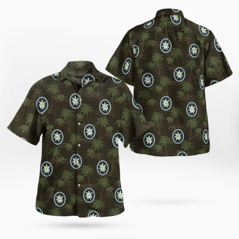 German Armed Forces 37th Panzergrenadier Brigade Hawaiian Shirt