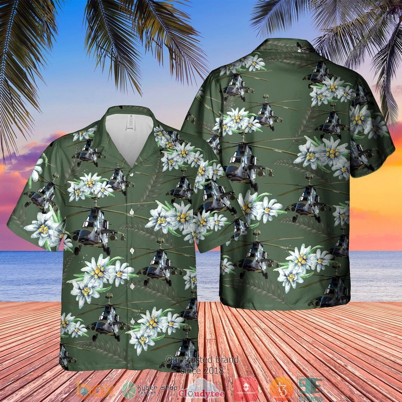 German Ambulance DRK Short Sleeve Hawaiian Shirt