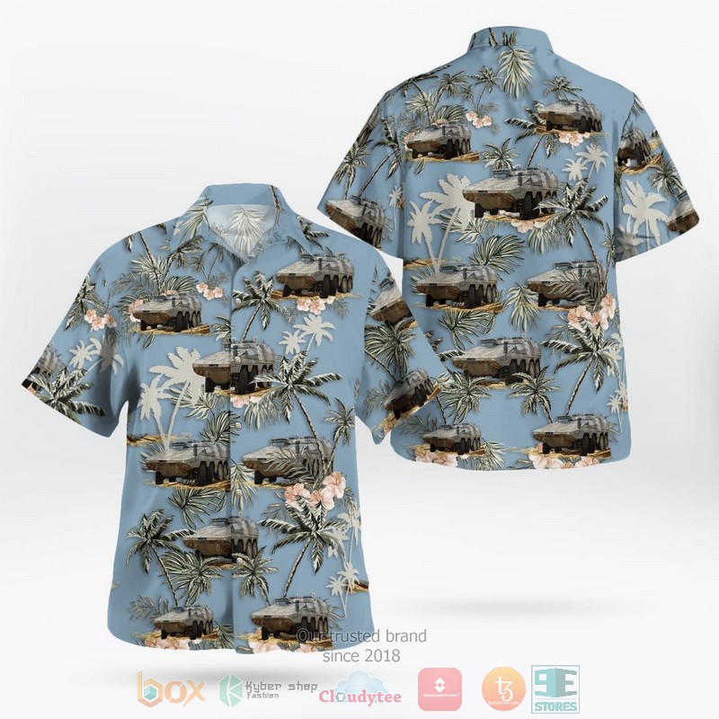 German Army Eurocopter Tiger Short Sleeve Hawaiian Shirt