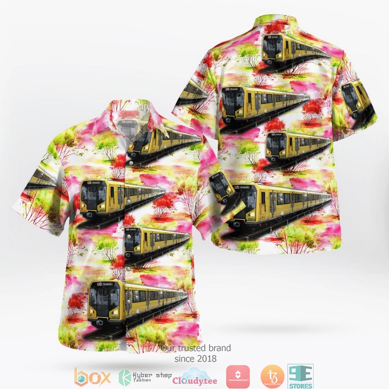 German Deutsche Bahn Hawaiian Shirt