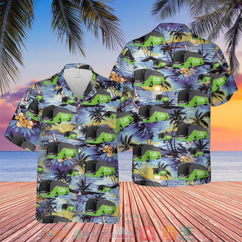 German ICE 3 High Speed Train Hawaiian Shirt