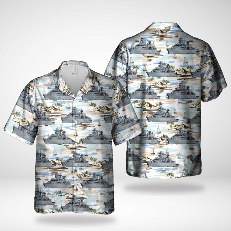 German Navy Deutsche Marine Baden-Wurttemberg F222 Hawaiian Shirt