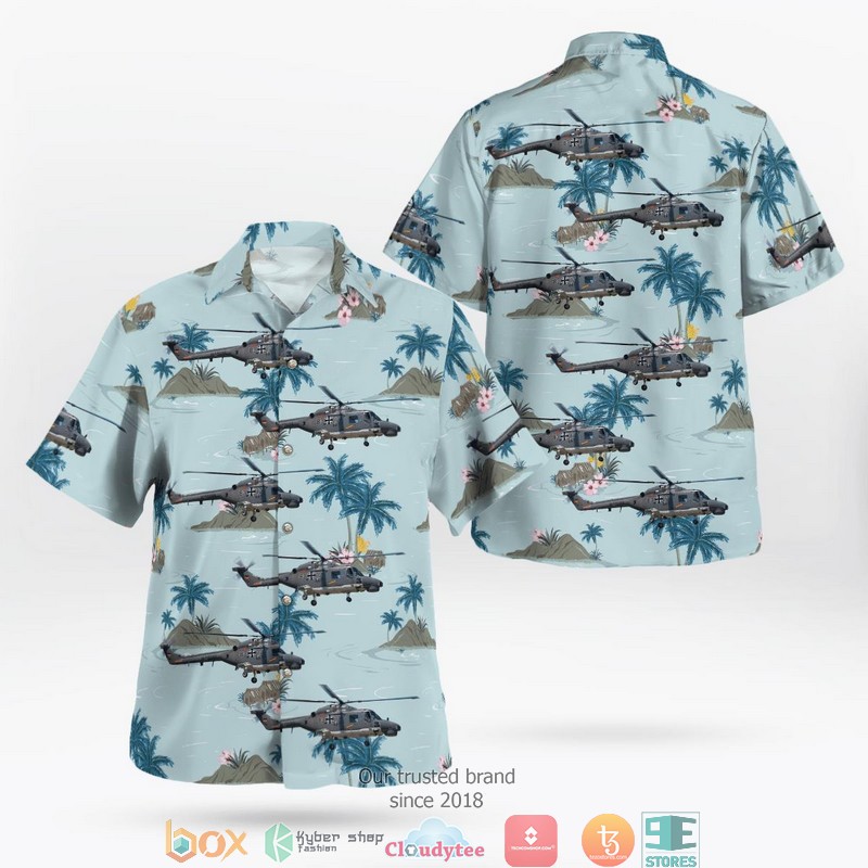 German Navy Lockheed P-3C Orion Hawaiian Shirt