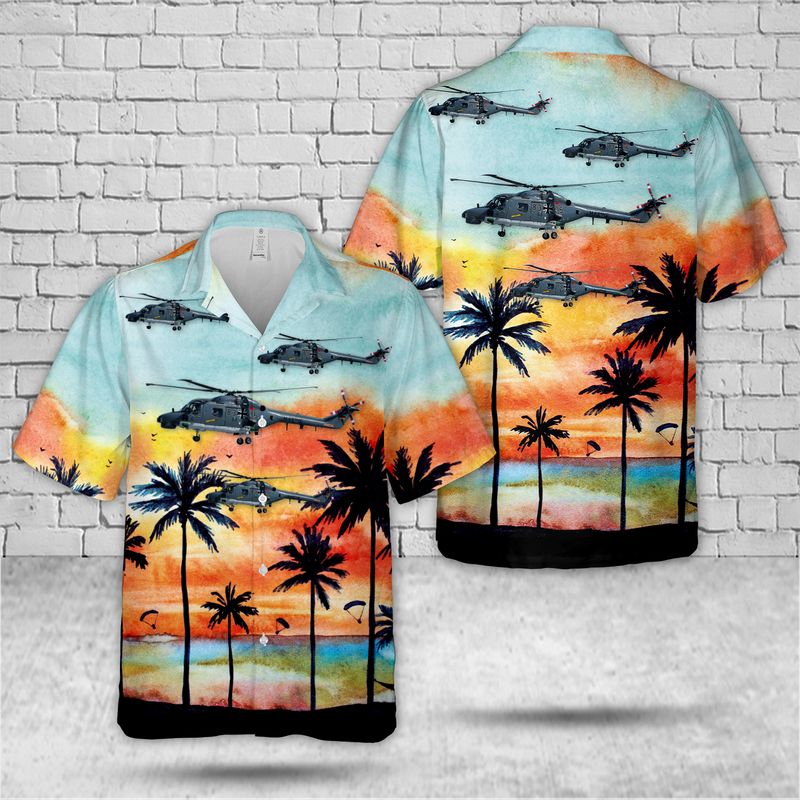 German Navy Westland Super Lynx Mk88A Hawaiian Shirt