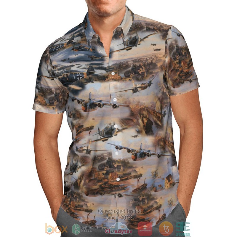 German Whiskey Short Sleeve Hawaiian Shirt