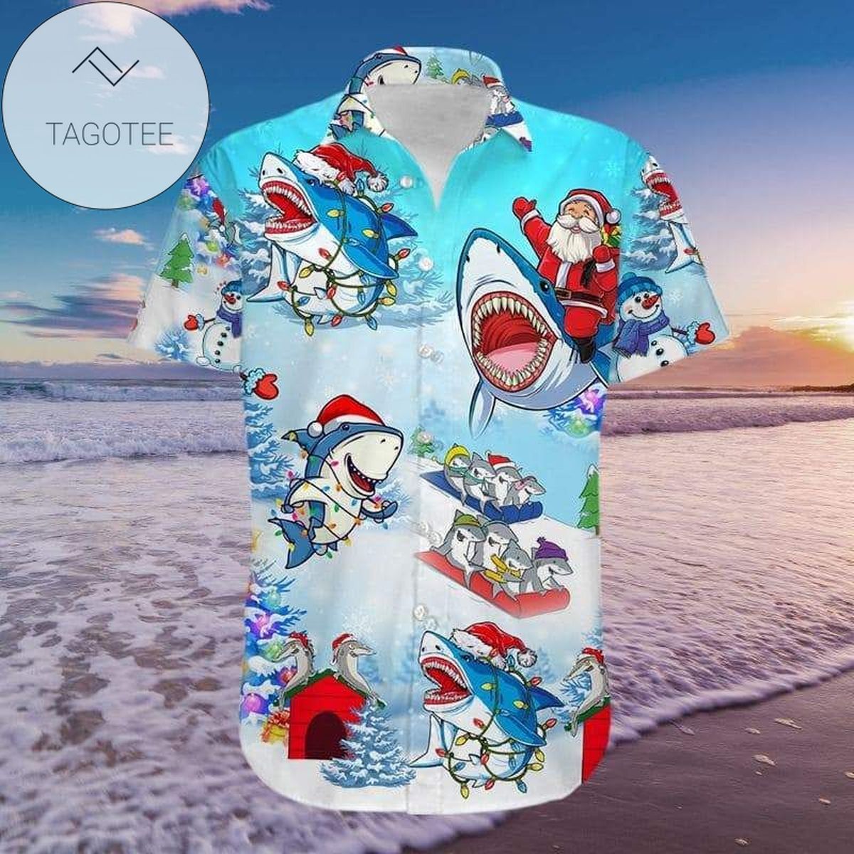 Get Here Funny Sloth Merry Christmas 2022 Authentic Hawaiian Shirts 1811h