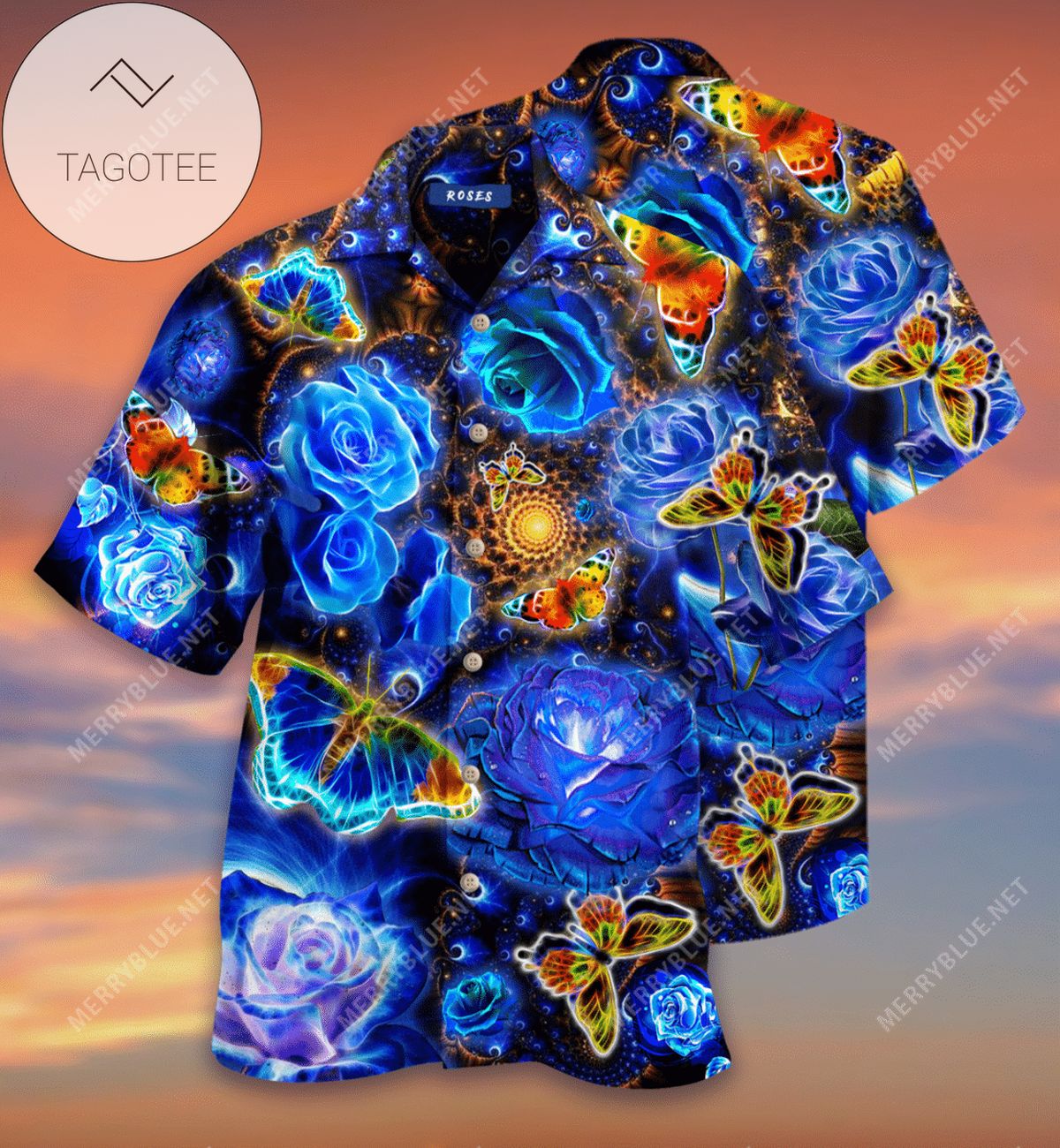 Get Here Glowing Scorpion Unisex 2022 Authentic Hawaiian Shirt