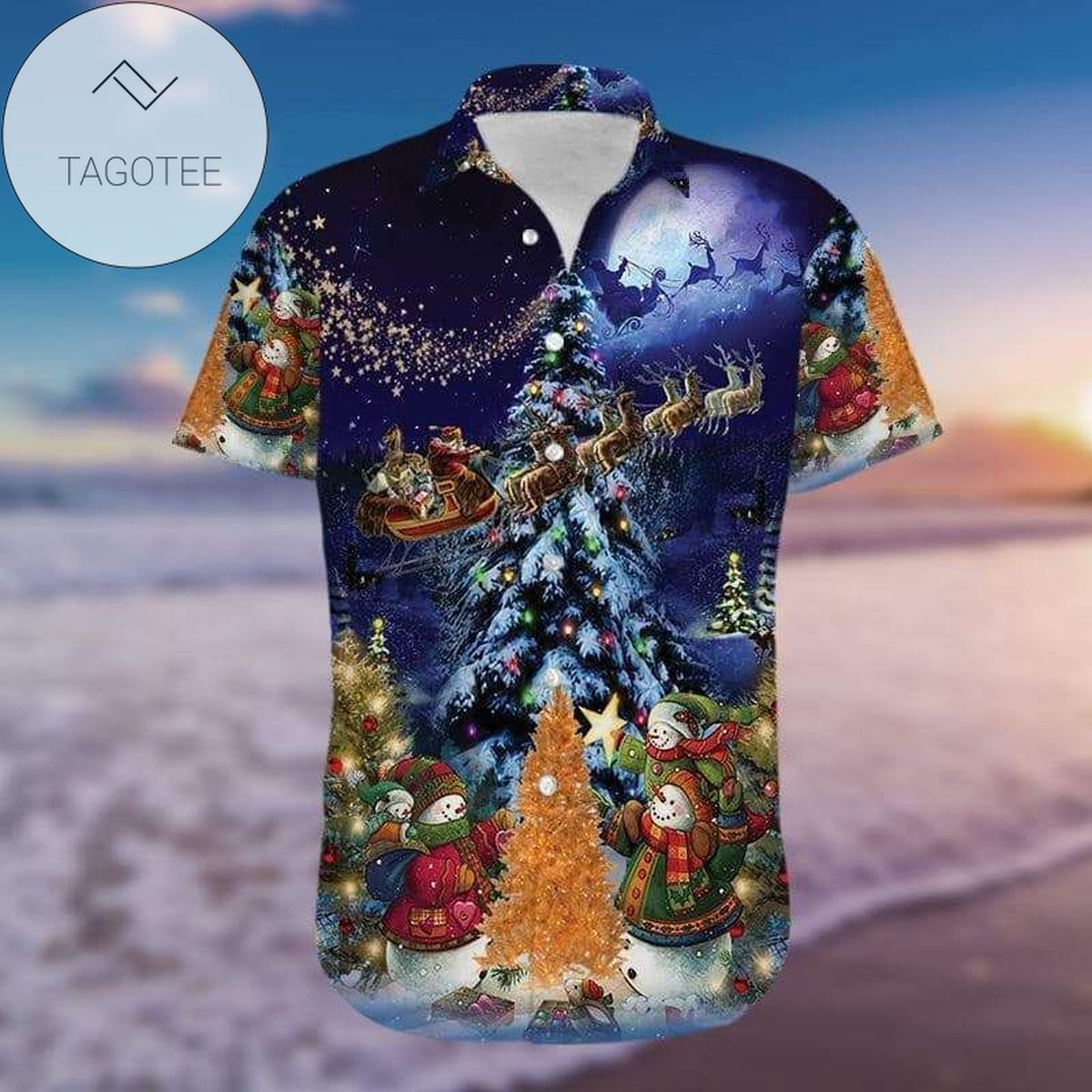 Get Here Hawaiian Aloha Shirts Christmas Dragon