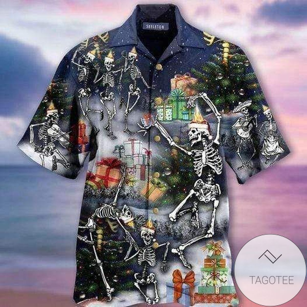 Get Here Hawaiian Aloha Shirts Skull Us Police 2409h