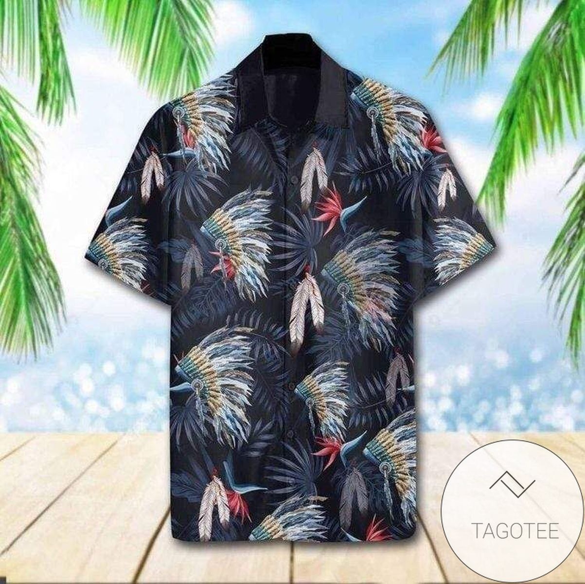 Get Here Naive Skull Embroidery Aloha Authentic Hawaiian Shirt 2022s