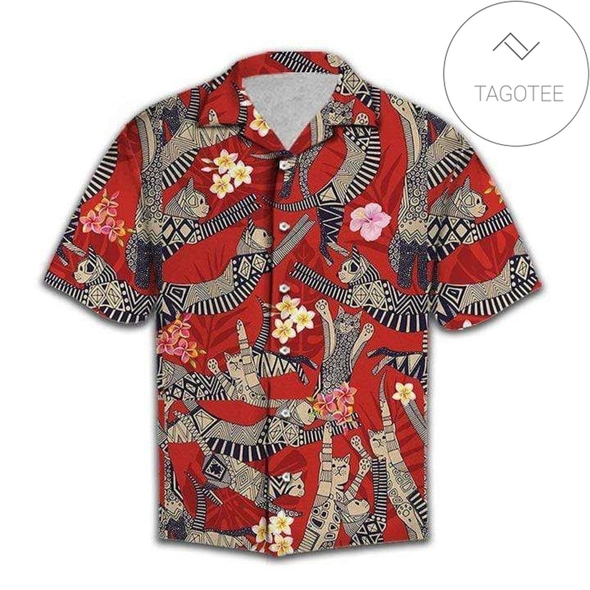 Get Here Retro Tiki 2022 Authentic Hawaiian Shirts V