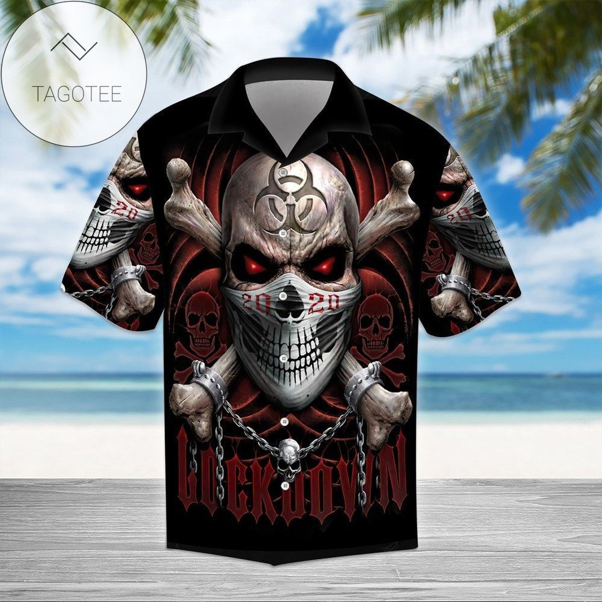 Get Here Skull Hawaiian Shirt