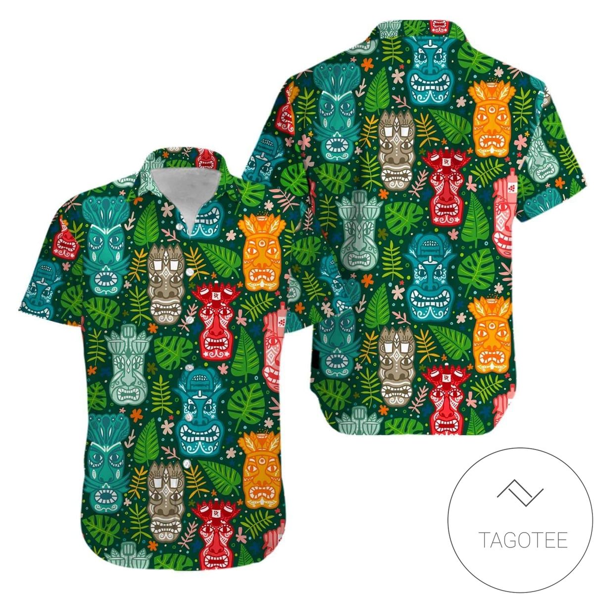 Get Here Tiger Fire Hawaiian Shirt