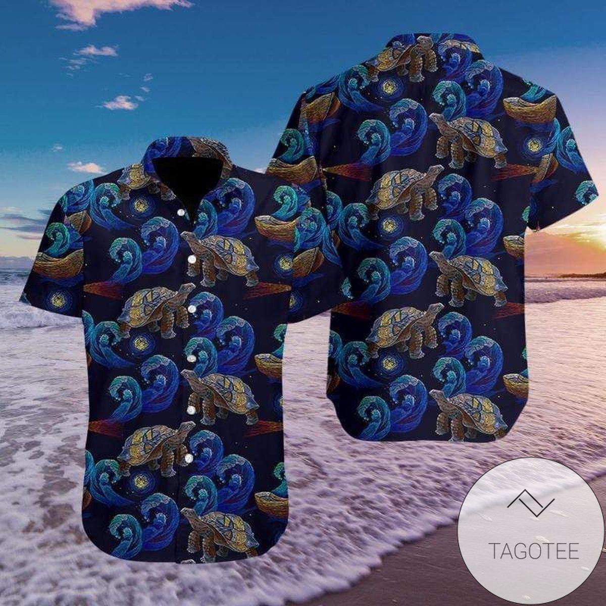 Get Here Turtle Hawaiian Shirt