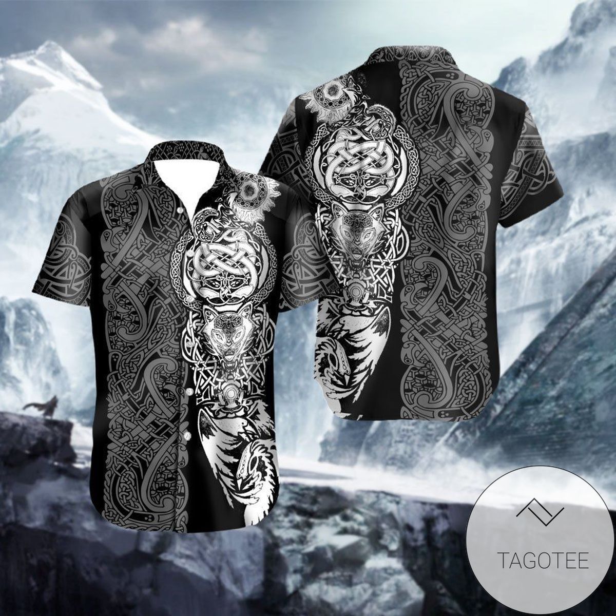 Get Here Viking The Raven Of Odin Hawaiian Aloha Shirts