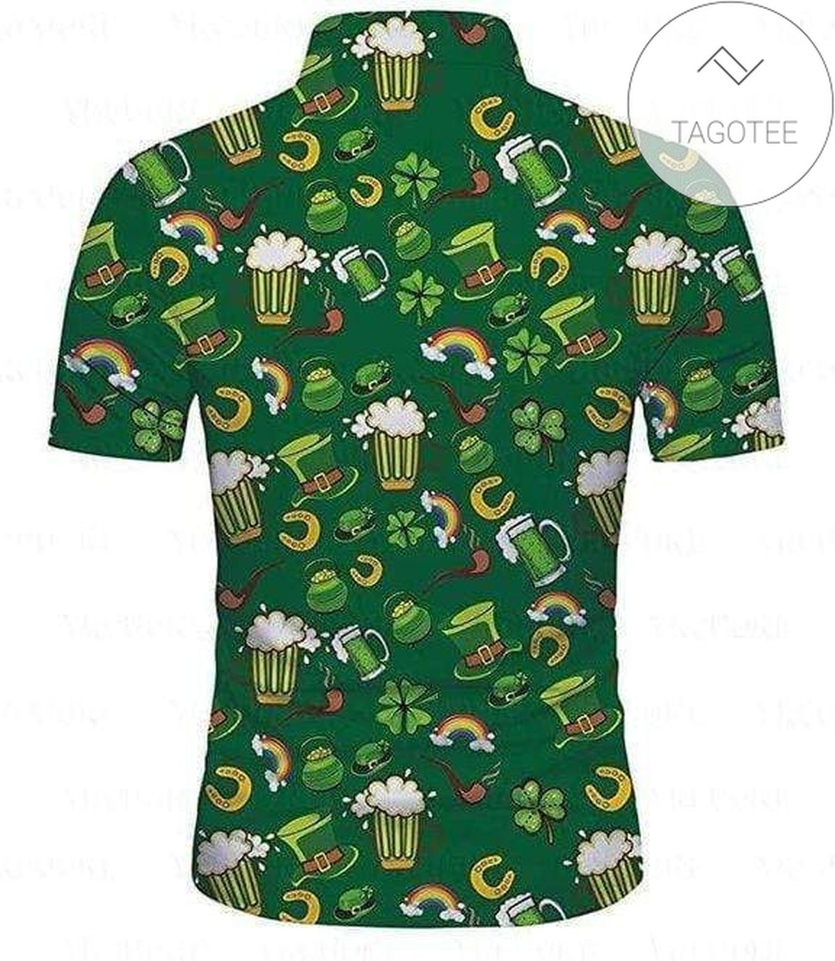 Get Now Irish And Wine Ireland Land Happy Patricks Day Green Hawaiian Aloha Shirts