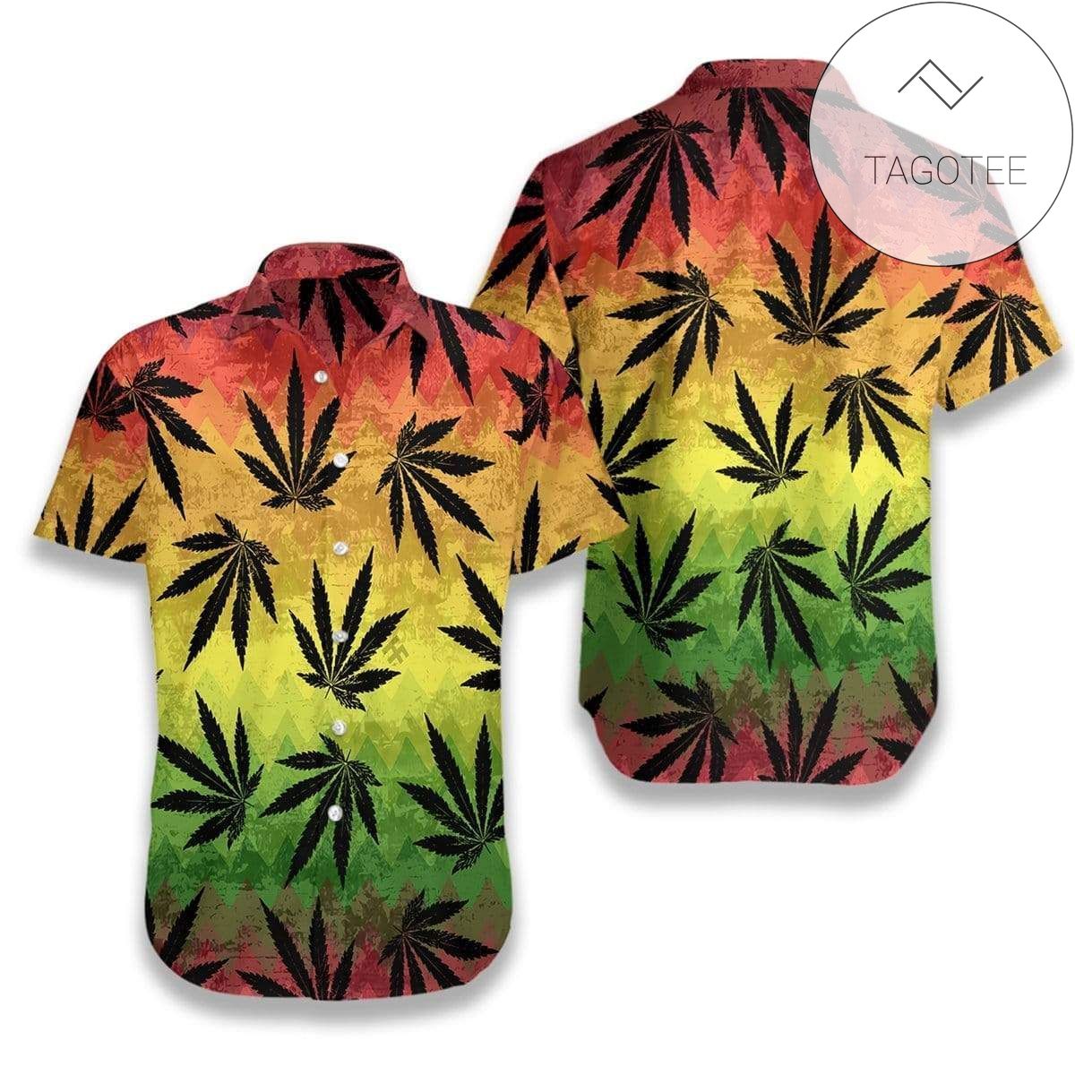 Get Now Magic Colorful Mushroom With Old Man Hawaiian Shirts