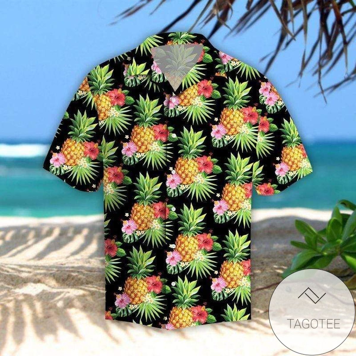 Get Now Pineapple Skull Hibiscus Hawaiian Aloha Shirts