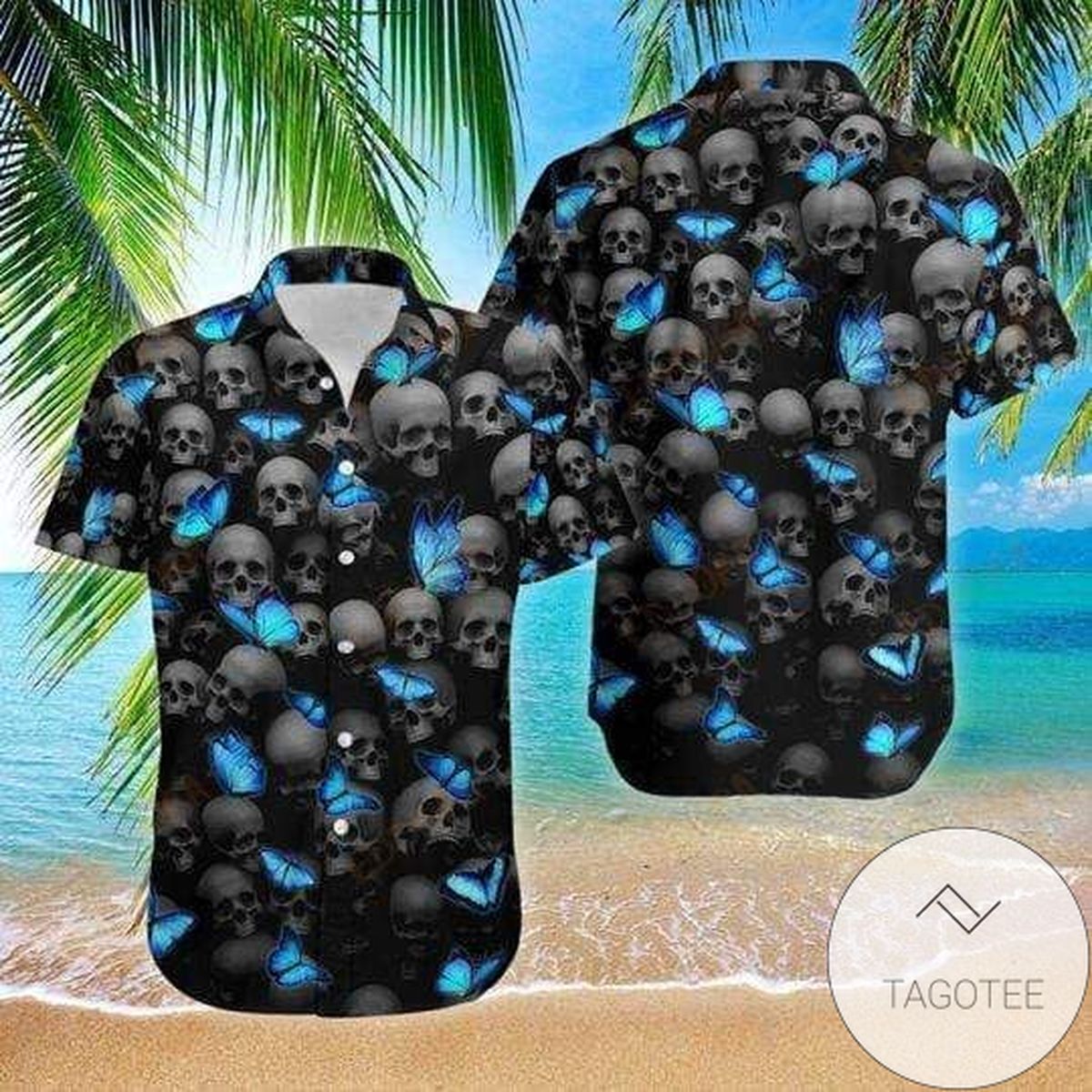 Get Now Skeleton Halloween Party 2022 Authentic Hawaiian Shirts