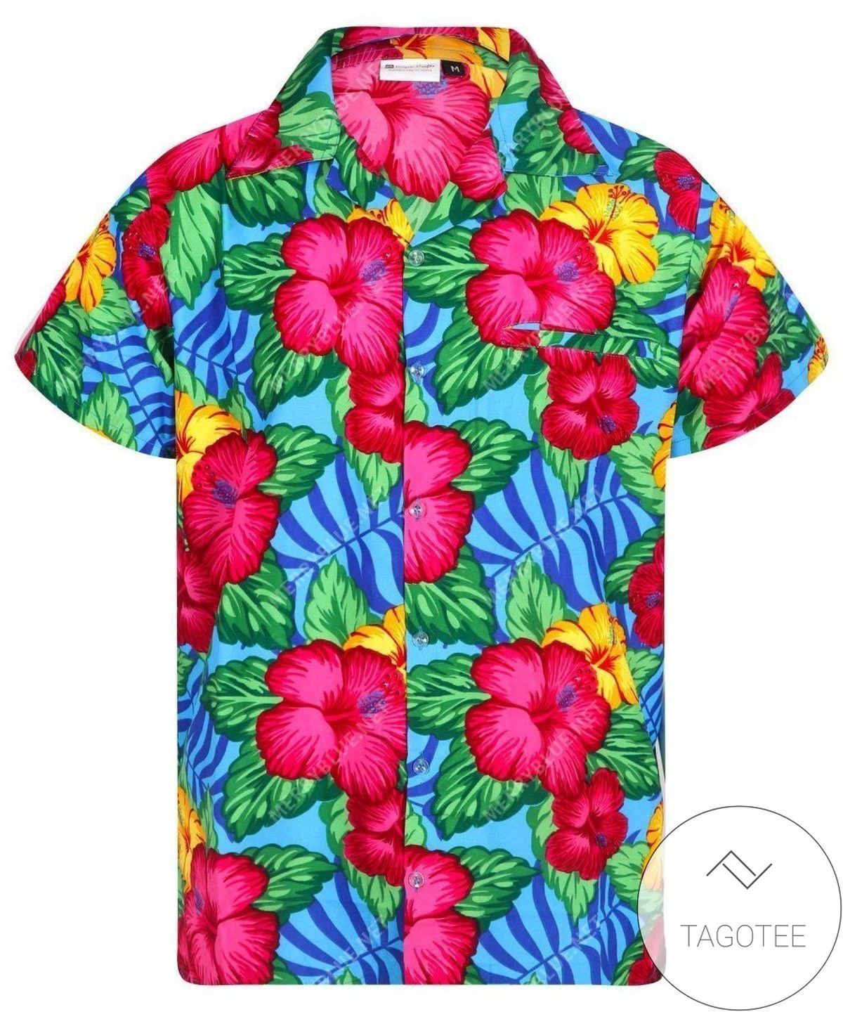 Get Now Vinatge Car Dark Blue Tropical Floral 2022 Authentic Hawaiian Shirts