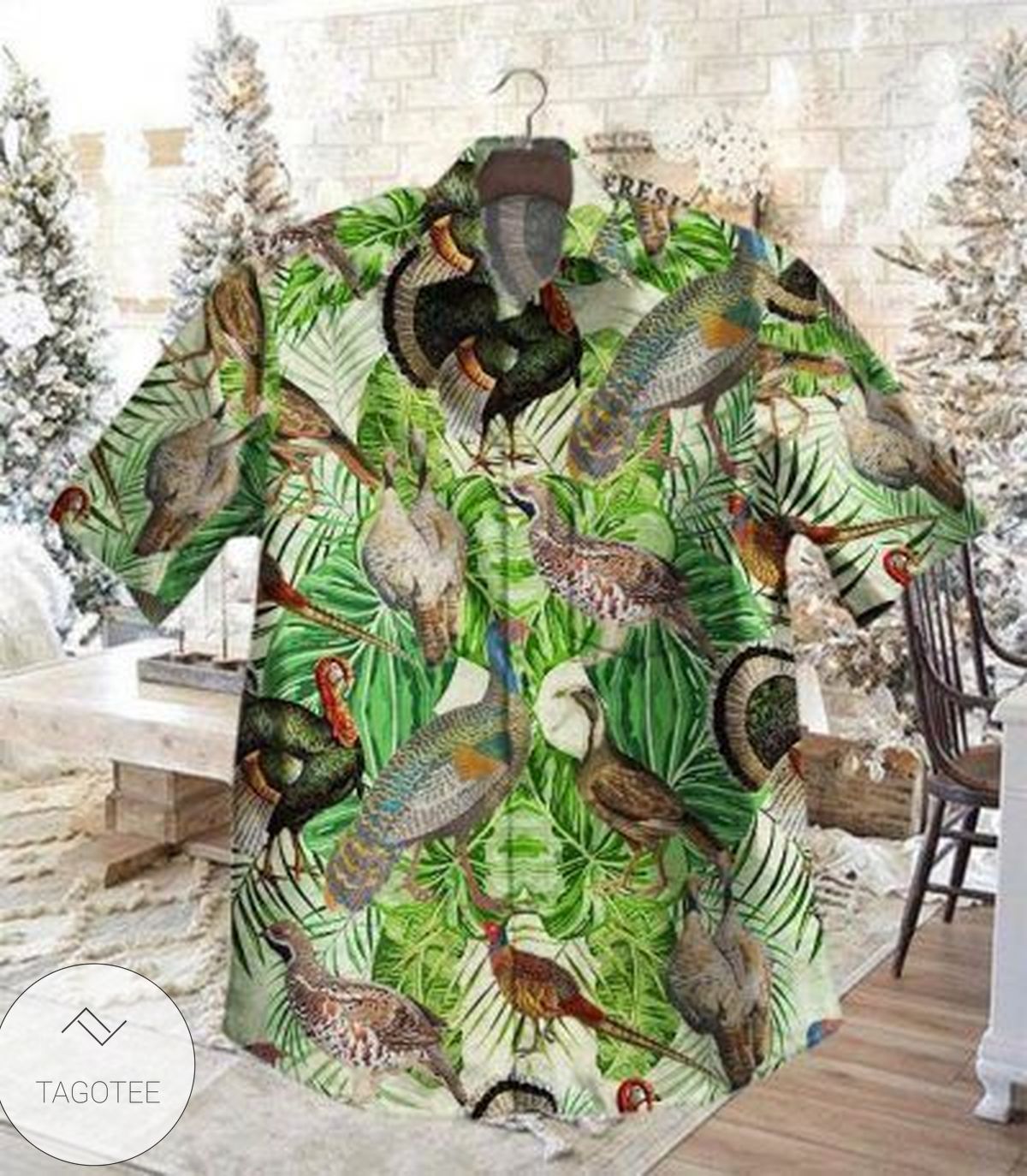 Gettyshirt Tropical 2911 Blv Vintage Cotton Mens Hawaiian Shirt