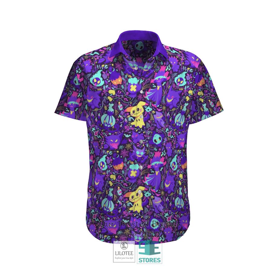 Ghost Pokemon Hawaiian Shirt, Short