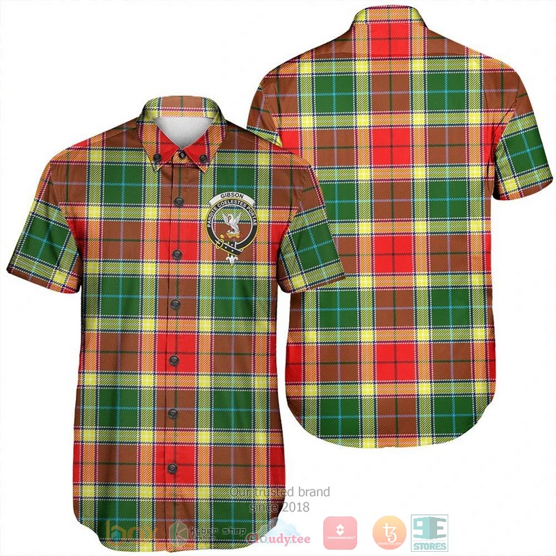 Gibbs Tartan Hawaiian Shirt