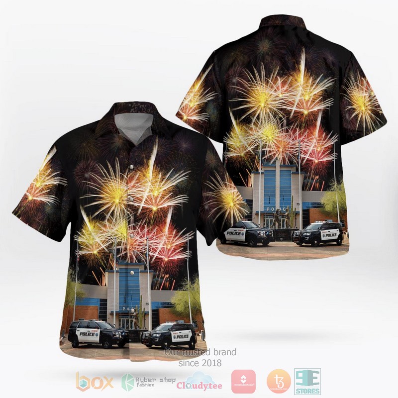 Gilbert Arizona Gilbert Fire Department Hawaiian Shirt