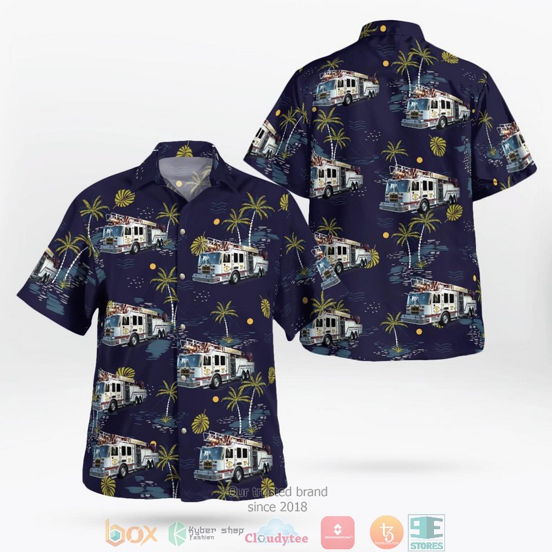 Gilchrist County Florida Gilchrist County Fire Rescue Hawaiian Shirt