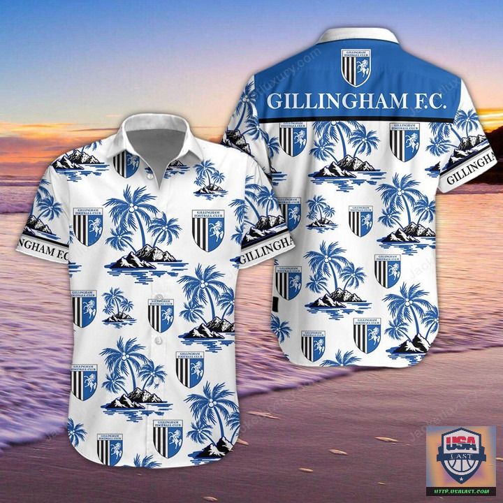 Gillingham FC Aloha Hawaiian Shirt Beach Short