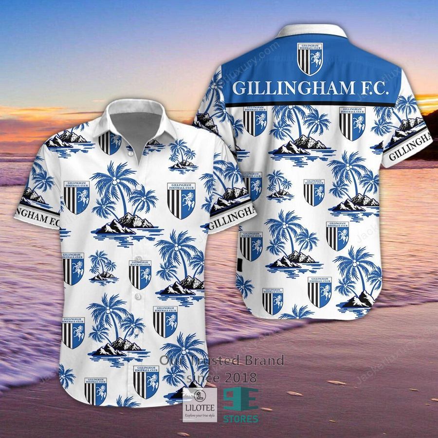 GIF Sundsvall Blue Hawaiian shirt, Short