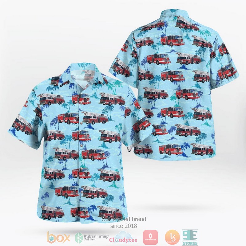 Glade Spring Fire Department Ladder 23 Hawaiian Shirt