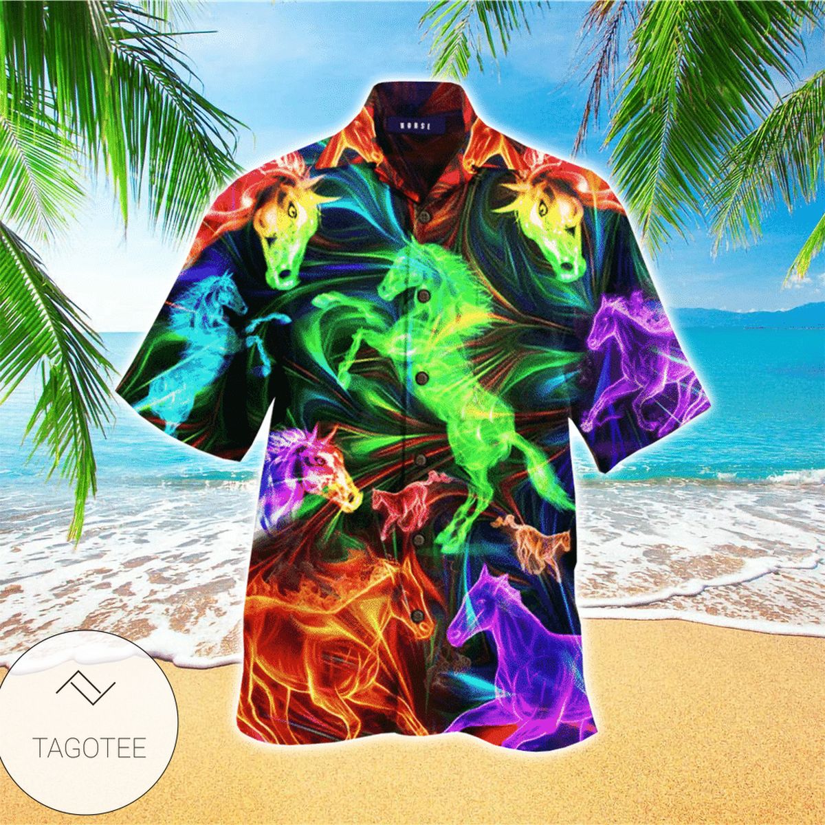 Glowing Pumpkin By Night Halloween Unisex Hawaiian Aloha Shirts V