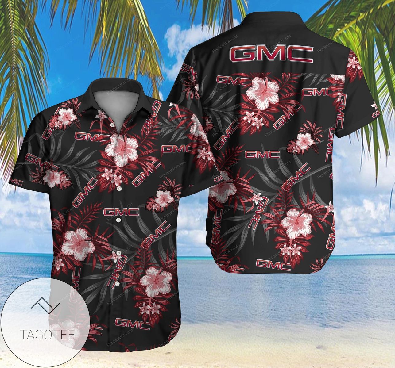 Gmc Authentic Hawaiian Shirt 2022 3d