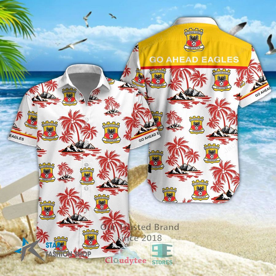 Gloucester Rugby Red Hawaiian Shirt, Short