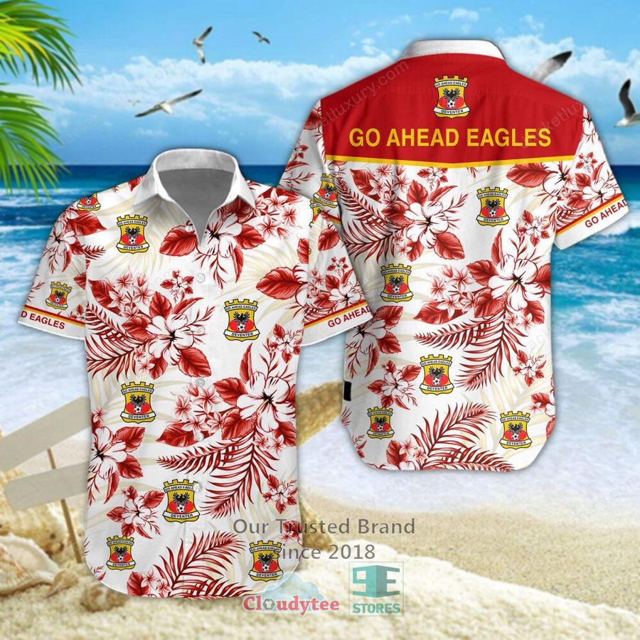 Go Ahead Eagles Hawaiian Shirt, Short