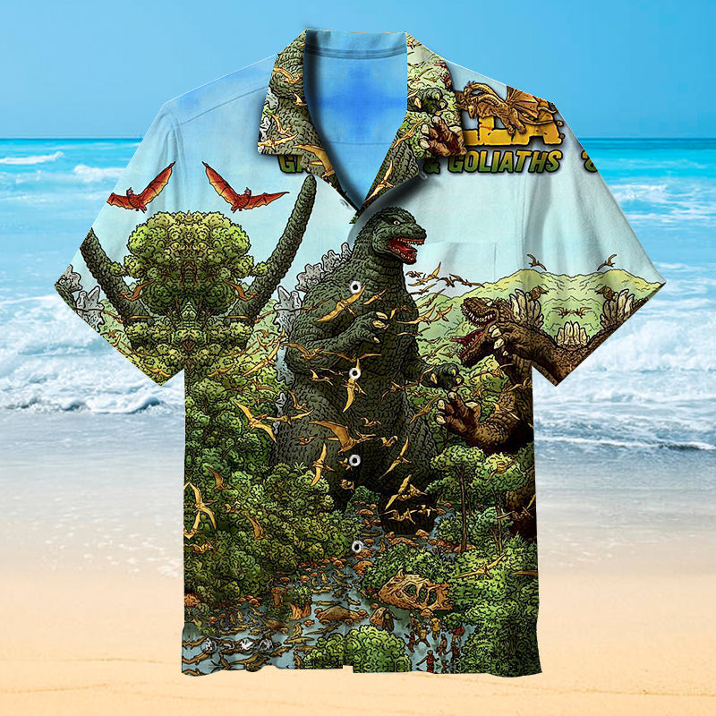 Godzilla 2014 Hawaiian Shirt